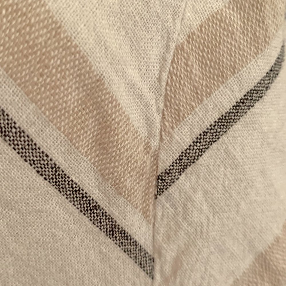 Linen Cotton Short Sleeve Top Vince Camuto Size Small - Picture 3 of 5